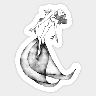 Ink-Girlfish 4 Sticker